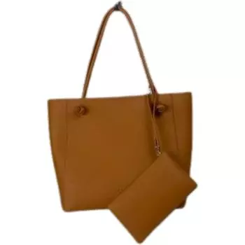 Сумка-тоут Hit Tote Bag L Camel [Full Tuck] 7M4-1168/CA