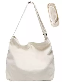 Сумка-тоут Холщовая сумка через плечо Большая вместительная сумка-тоут для путешествий на ночь Холщовая эко-сумка Холщовая сумка через плечо Сумка-тоут для покупок Простая сумка на молнии формата А4