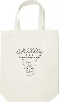 Сумка-тоут Холщовая сумка-тоут HAL006 Kuromi [J s Planning]