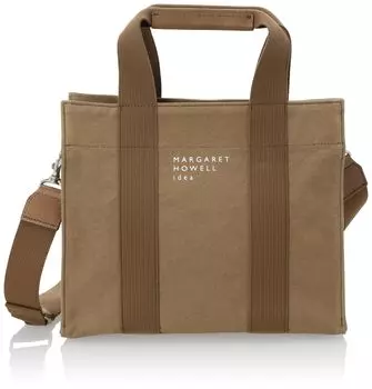 Сумка-тоут Howell 2WAY из парафинового холста со съемной длинной наплечной ручкой, 500 мл, пластиковая бутылка, приемлемая, легкая, простая, для взрослых, повседневная, натуральная, унисекс