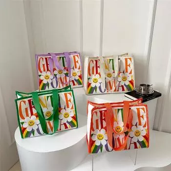 Сумка-тоут из холста, женская, весна-лето, новая модная сумка для поездок на работу, большая вместимость, повседневная, простая, на одно плечо, сумка для мам