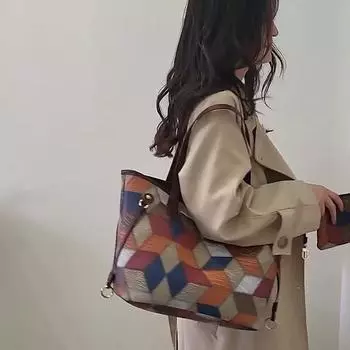 Сумка-тоут из искусственной кожи на молнии для женщин, сумка для покупок с несколькими карманами, большая вместительная сумка для подмышек, дорожная сумка через плечо 30x19x26cm красный