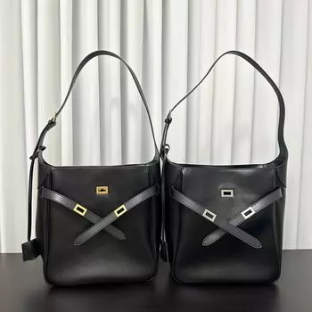 Сумка-тоут из коровьей кожи с пряжкой, женская, новая, ретро, кожаная, сумка-ведро, большая вместимость, сумка для поездок на работу, большая вместимость 25x31x11cm кислотные зеленого