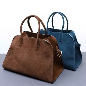 Сумка-тоут из кожи Майяра с бархатным верхом, женская, большая вместимость, сумка через плечо из коровьей кожи