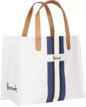 Сумка-тоут из натурального хлопка, сумка для покупок, сумка через плечо [Harrods]