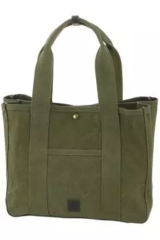Сумка-тоут из натуральной кожи Baggies Annex 18 унций Army Duck Bio Medium Khaki [Baggy Port] женская BP-LGRN4021-KH