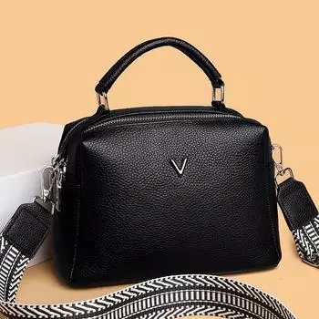 Сумка-тоут из натуральной кожи для женщин, большая вместимость, сумка через плечо из цельной коровьей кожи, женские сумки, роскошная мода