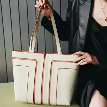 Сумка-тоут из натуральной кожи, сумка-ведро, универсальный дизайн, большая вместимость, сумка через плечо на одно плечо