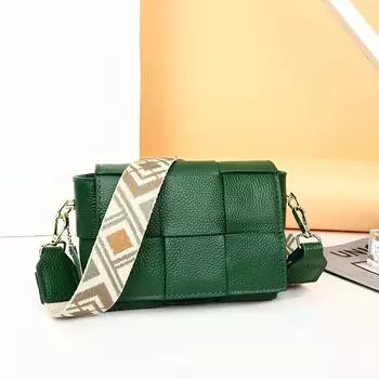 Сумка-тоут из натуральной кожи, высококачественная плетеная женская сумка из коровьей кожи, роскошная женская сумка через плечо, маленькие сумки через плечо для женщин 19cm 6cm 13cm