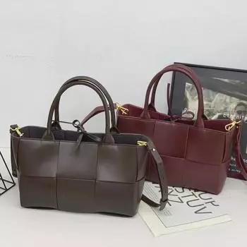 Сумка-тоут из натуральной кожи - высококачественная модная сумка через плечо для женщин