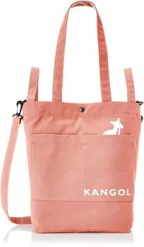 Сумка-тоут из плотного хлопкового полотна 12 3WAY, сумка через плечо, розовая [Kangol] (нет. холст)