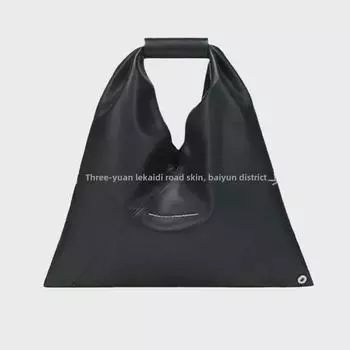 Сумка-тоут из воловьей кожи с треугольным ремешком — модный, простой дизайн, вместительная, на плечо/подмышку