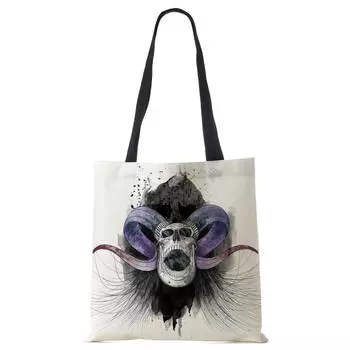 Сумка-тоут Janpan Culture с принтом для женщин, многоразовые сумки для покупок, продуктовые складные дорожные школьные пляжные сумки