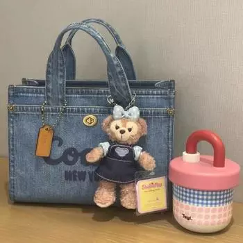 Сумка-тоут Koujia Canvas Denim: Большая вместительная сумка через плечо на весну и лето