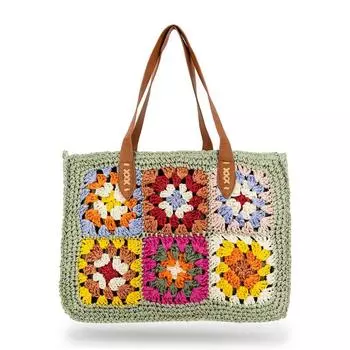 Сумка-тоут крючком с яркими цветами Женская GERARD PASQUIER