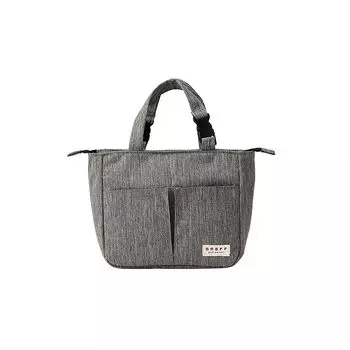 Сумка-тоут круглая сумка AGY пепельно-серый [Onoff] OA2125-88