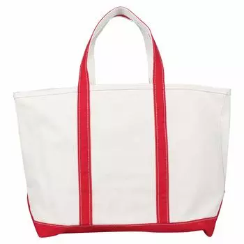 Сумка-тоут LLBEAN L BOAT AND TOTE 112637 Красная [LLBEAN] ОТКРЫТАЯ СВЕРХУ [Товар]