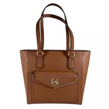 Сумка-тоут Michael Kors Joey Arcon MK Signature коричневая