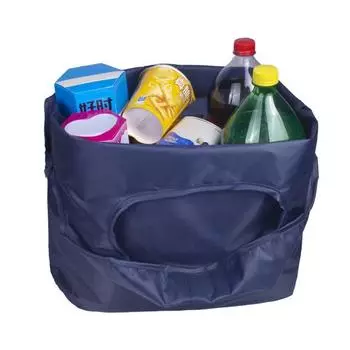 Сумка-тоут многоразовая большая емкость экологичная сумка для покупок игрушка сумка для хранения овощей для супермаркета чёрный