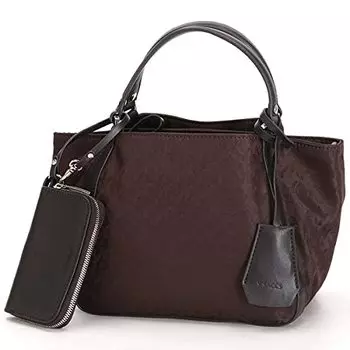 Сумка-тоут Monogram x Recycled Leather 2WAY Minimum Tote Brown [Isaac] Женская (20)