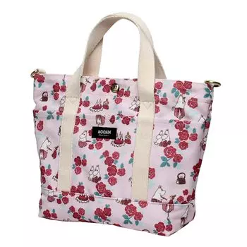 Сумка-тоут Moomin через плечо, легкая, для ланча, для дня, лимитированная серия, розовая Moominmamma My, включает подарочный пакет RMPA-03 Розовый-2 Сумка/Сумка-тоут, Маленькая, Милая, Женская, розовый