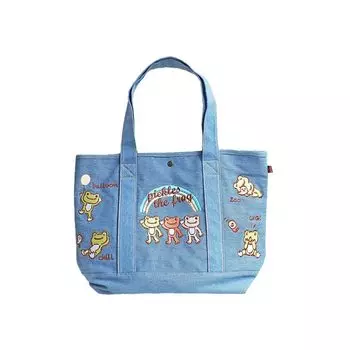 Сумка-тоут Nakajima Corporation EDWIN x Pickles Crayon Touch B4 200143-24 джинсовый