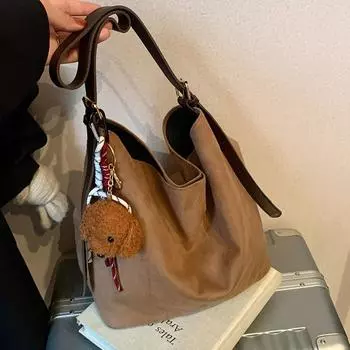 Сумка-тоут Niche Design для женщин, новая осенне-зимняя сумка в стиле ретро подмышечная сумка, универсальная сумка через плечо для поездок на работу