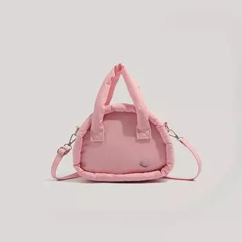 Сумка-тоут Niche Personality Cloud Bag Girl Sweet Girl Cute Down Tote Commuter Everything на одно плечо Standard