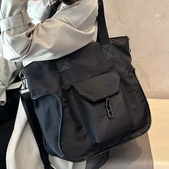 Сумка-тоут, новая холщовая сумка, женская сумка большой вместимости, портативная дорожная сумка через плечо