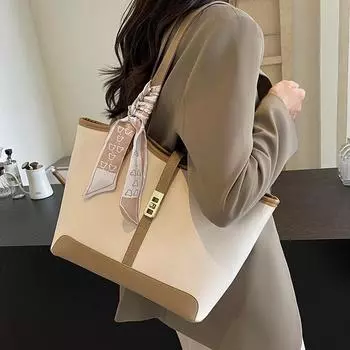 Сумка-тоут, новая модная женская сумка, большая вместительная сумка через плечо, высококачественная сумка для работы и поездок на работу