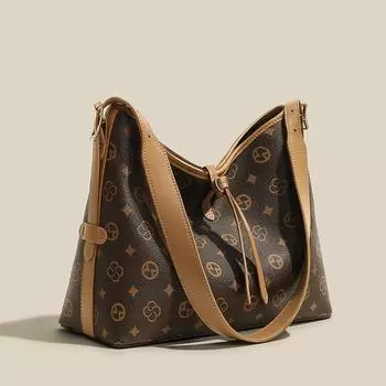 Сумка-тоут, новая осенне-зимняя сумка через плечо, высококачественная легкая роскошная сумка на одно плечо большой вместимости подмышечная сумка