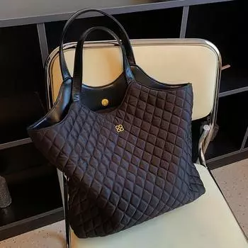 Сумка-тоут, новая женская сумка, сумка через плечо, большая вместимость, высококачественная и универсальная модная сумка для поездок на работу