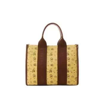 Сумка-тоут Pooh Square Canvas Сумка-тоут для девочек 00032320135541 Желтый [Samantha Thavasa] Winnie Collection