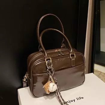 Сумка-тоут Premium Sense большой емкости, модная, повседневная, простая, через плечо, сумка через подмышку without pendant красный