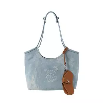 Сумка-тоут Puppy Dailan Meng, женская, большая вместимость, сумка через плечо с ручкой для стирки