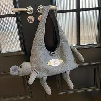 Сумка-тоут Puppy, женская сумка через плечо, женская сумка чёрный