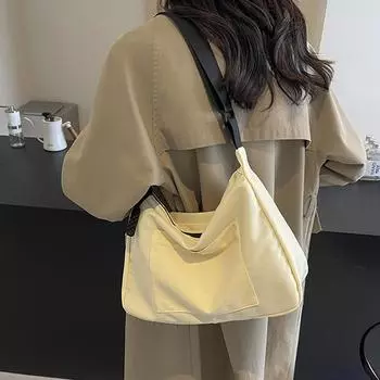 Сумка-тоут, японская повседневная спортивная сумка для женщин, простая, универсальная, большая вместимость, сумки через плечо, модная мужская сумка через плечо