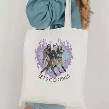 Сумка-тоут с рисунком фильмов ужасов «Призрак» Love Halloween Killers Scary Movies Холщовая сумка Осенняя сумка через плечо с фильмами ужасов WHITE