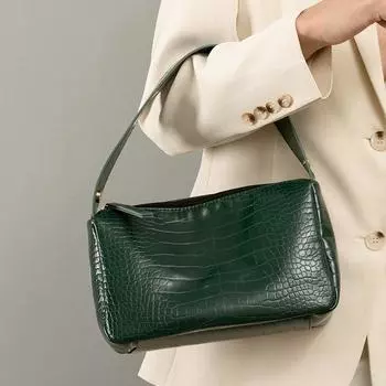 Сумка-тоут с рисунком под крокодила, новая высококачественная женская дизайнерская сумка из искусственной кожи, винтажная сумка-мессенджер через плечо