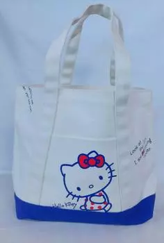 Сумка-тоут Sanrio Kitty Canvas Tote OW Replacement 5731