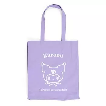 Сумка-тоут Sanrio Sanrio Kuromi из хлопка с изображением персонажа Kuromi SANRIO 102032 (САНРИО) Куроми-тян 403610см