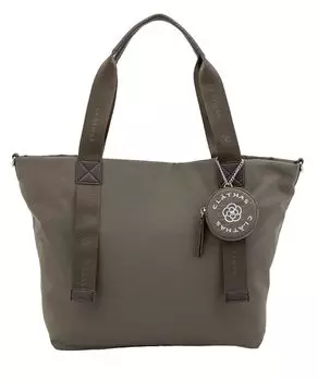 Сумка-тоут Серо-бежевый [Clasus], Изюмный, Женская,