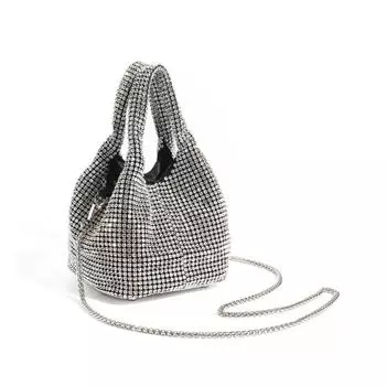 Сумка-тоут со стразами, сверкающая, модная, необходимая для женщин, женская, блестящая, блестящая, размер кошелька