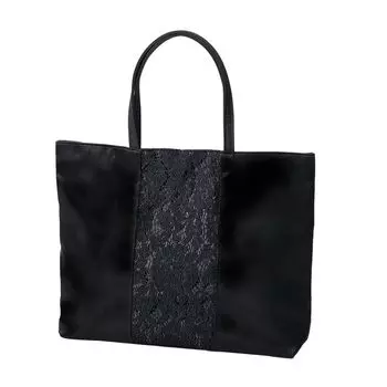 Сумка-тоут Sub Bag Formal A4 Horizontal с кружевом, черный вход, черный [Kouei Store] ластовица, церемонии, переключение, формальный, экзамены, свадьбы, чёрный