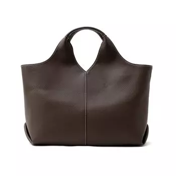 Сумка-тоут Vita Felice с треугольной ручкой и двумя отделениями [VITAFELICE] женская inb-10138p (Шоколад)