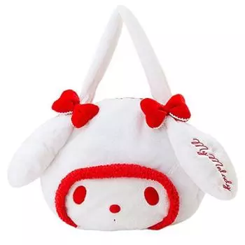 Сумка-тоут в форме лица Sanrio My Melody (Белое Рождество)