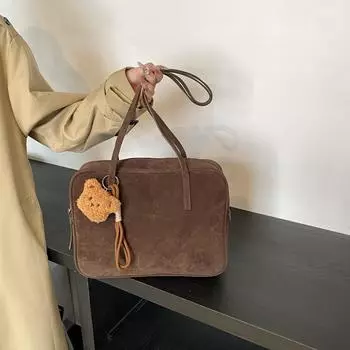 Сумка-тоут в стиле ретро, простая ручная сумка, сумка через плечо