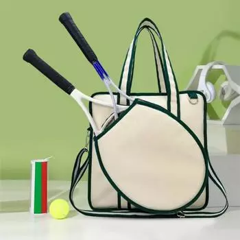 Сумка-тоут Yousheng для тенниса для женщин, сумка для теннисных ракеток, вместительная сумка для паделя, регулируемая спортивная сумка для пиклбола на 2 ракетки