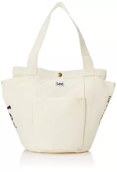 Сумка-тоут Zephyr Cotton Tote, большая вместимость, многофункциональная, легкая, белая [Lee] 320-1221-10