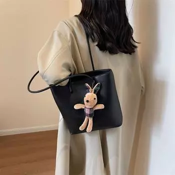 Сумка-тоут женская 2024 новая большая сумка для поездок на работу весна-лето универсальная повседневная сумка через плечо студенческая сумка для занятий